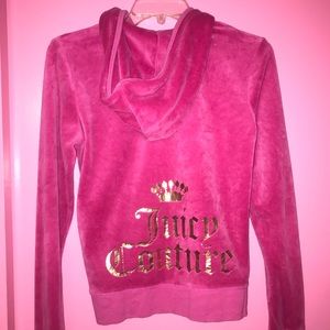 JUICY COUTURE ZIP UP HOODIE
